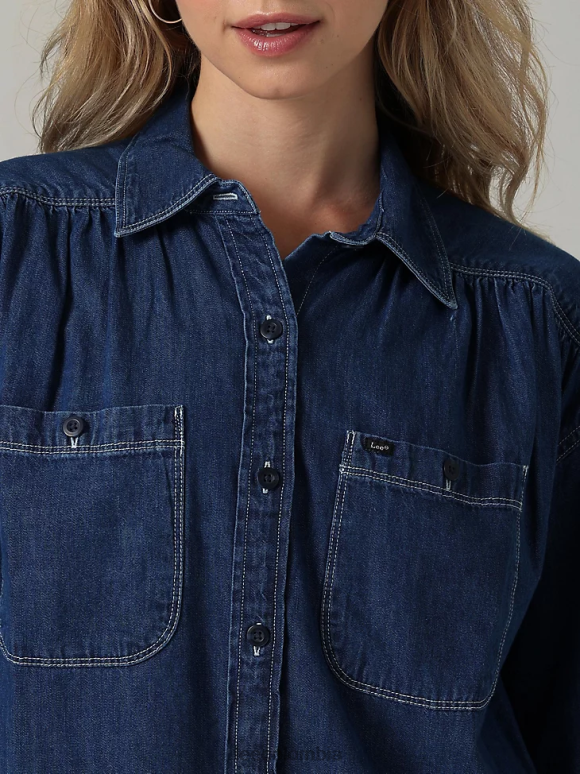 Lee mujer camisa con botones para mujer frontier de la colección europea Kansas ropa Z6H6F405