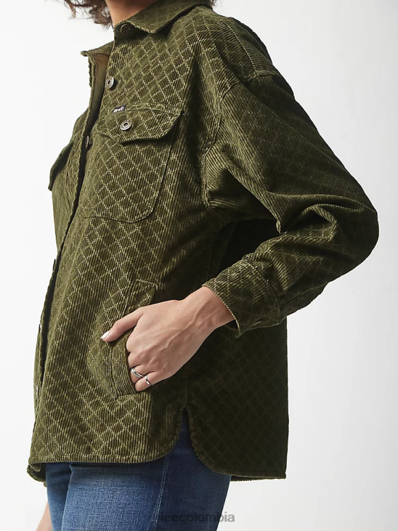 Lee x The Brooklyn Circus mujer sobrecamisa de pana col rizada ropa Z6H6F404