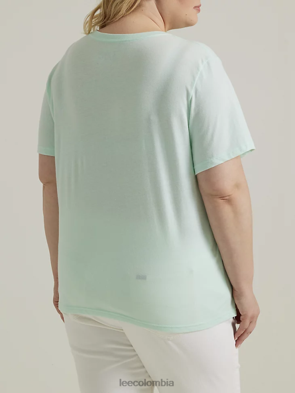 Lee mujer camiseta con estampado de flamenco (más) brezo de vidrio marino ropa Z6H6F348