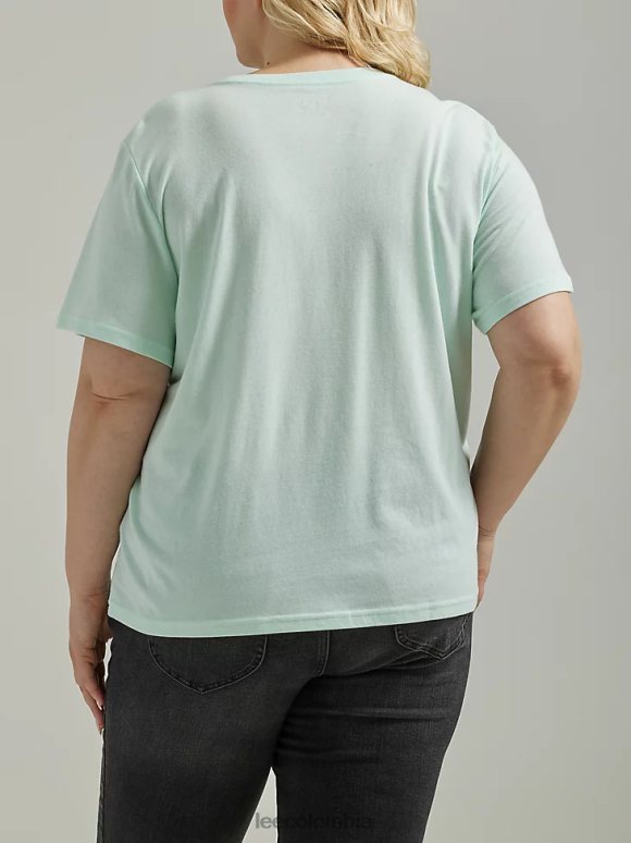 Lee mujer camiseta con gráfico Moon Lady (más) cristal marino ropa Z6H6F364