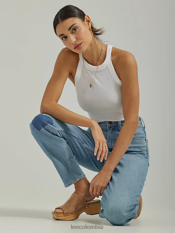 Lee mujer Vaqueros cónicos de talle alto Stella de la colección europea el actual ropa Z6H6F174