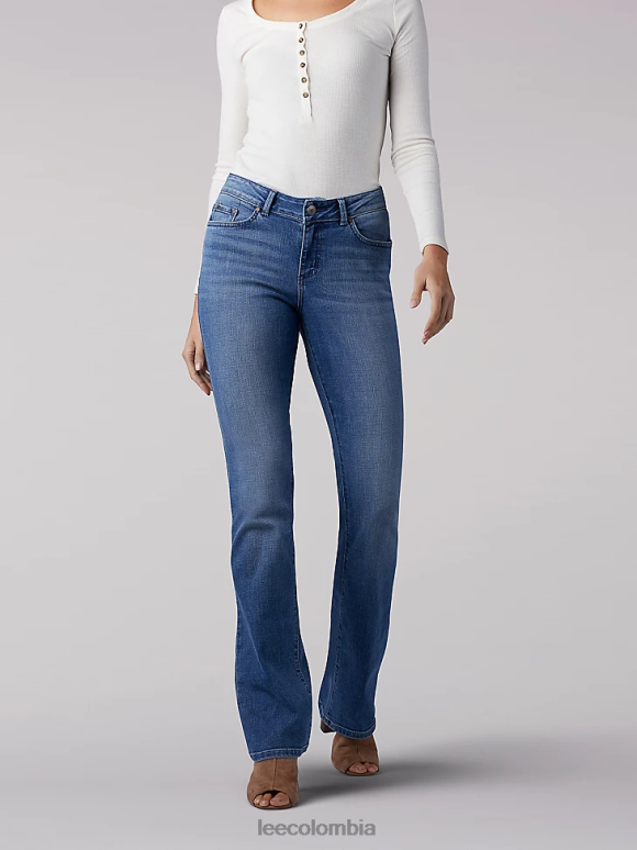 Lee mujer jeans con corte tipo bota y corte curvy majestuoso ropa Z6H6F133
