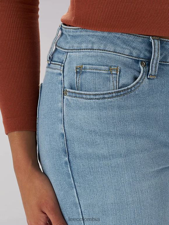 Lee mujer jeans legendarios con corte tipo bota regular piedra de nieve ropa Z6H6F119