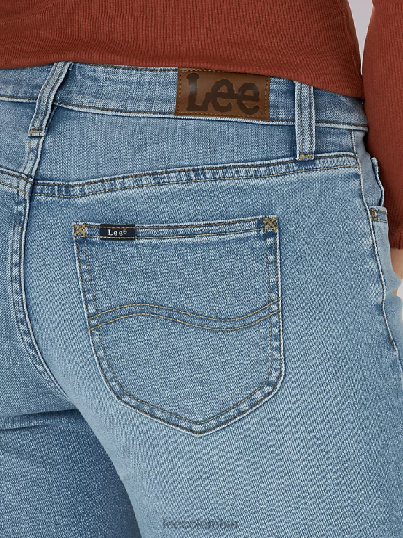 Lee mujer jeans legendarios con corte tipo bota regular piedra de nieve ropa Z6H6F119