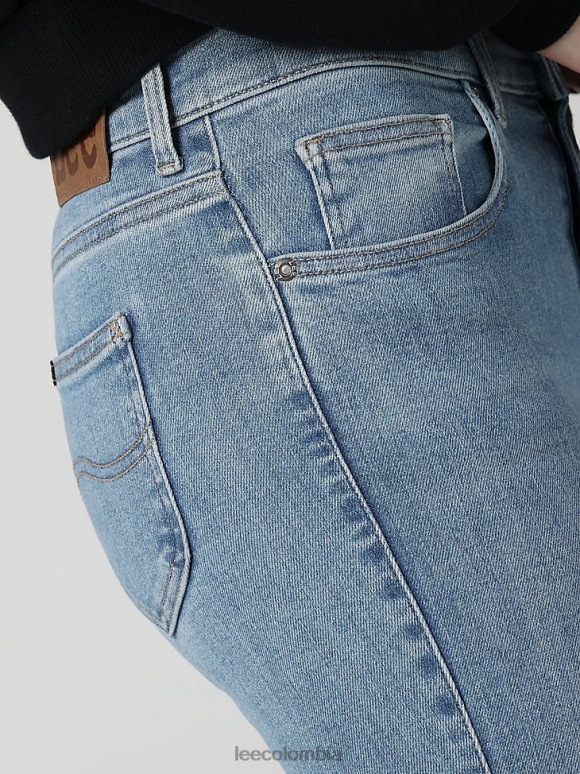 Lee mujer Vaqueros acampanados Ever Fit de talle alto, modernos y vintage Sol de invierno ropa Z6H6F146