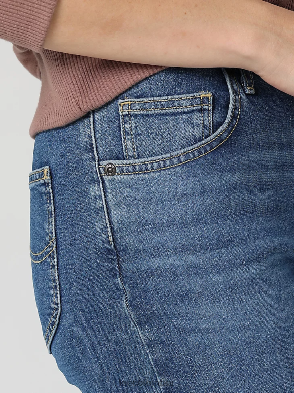 Lee mujer Vaqueros acampanados de talle alto y abertura de colección europea janet ropa Z6H6F171