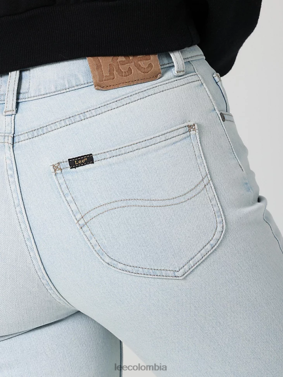 Lee mujer jeans acampanados de talle alto, modernos y vintage fuera de vuelos dx ropa Z6H6F150