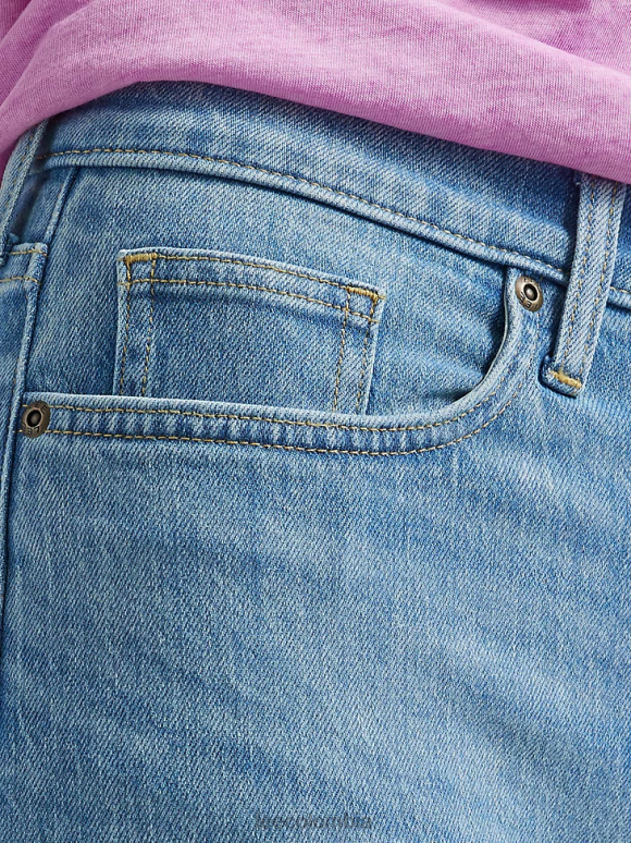 Lee mujer jeans acampanados de talle alto y rotos ritmo glacial dx ropa Z6H6F162