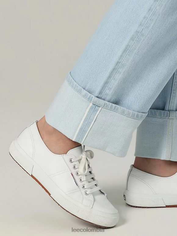 Lee mujer colección europea de vaqueros rectos carol luz retra ropa Z6H6F31