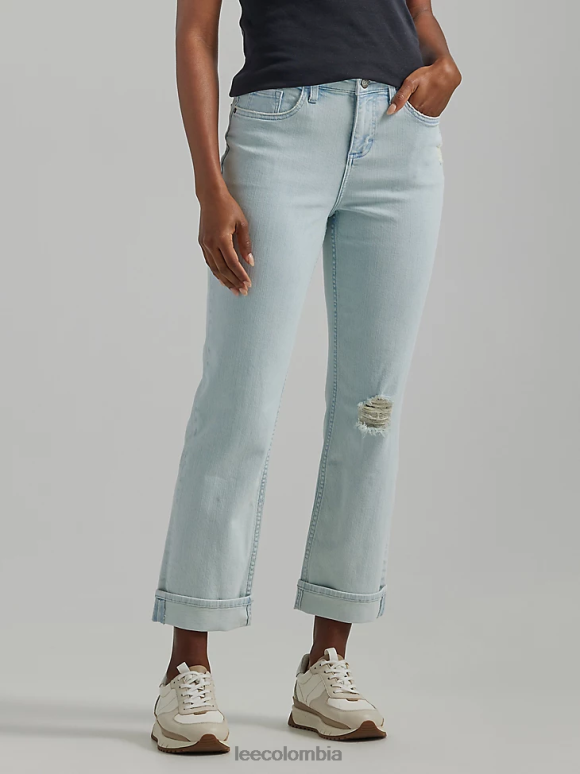 Lee mujer jean novio legendario escarcha blanca ropa Z6H6F3