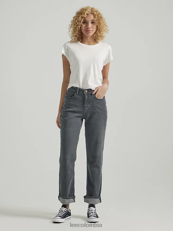 Lee mujer jean novio legendario negro lavado ropa Z6H6F7